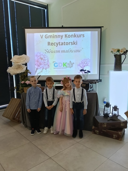V Gminny Konkurs Recytatorski pt. „Słowem malowane”