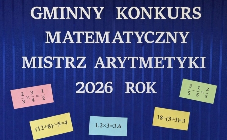 Gminny Konkurs Matematyczny „Mistrz Arytmetyki” 