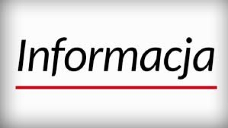 INFORMACJA - EGZAMINY